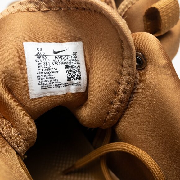 NEW NIKE Court Borough Mid Winter Boots 'Wheat Brown' size 10.5 - Picture 9 of 11